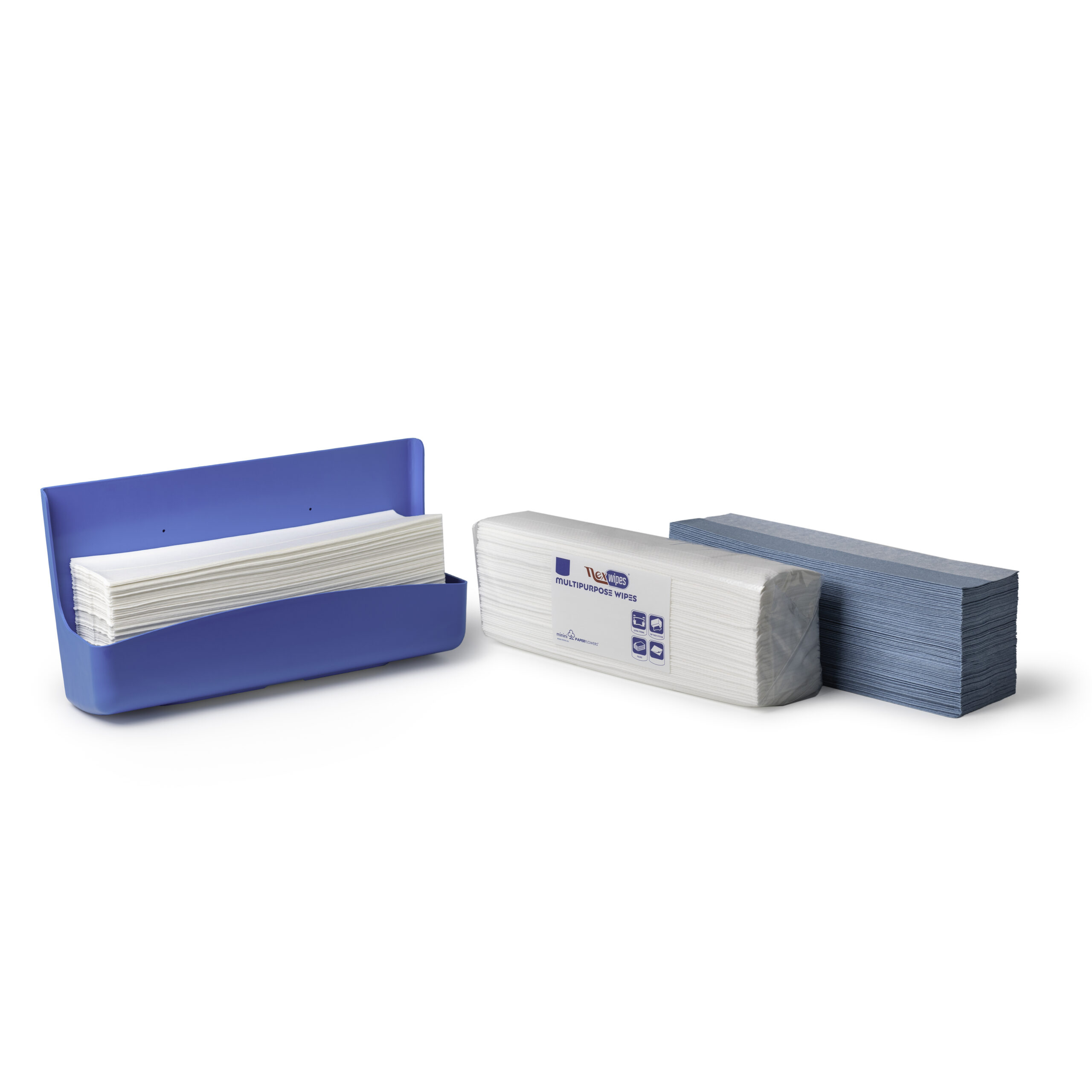 Vicelnet - Nexwipes - Multi-purpose Nonwoven Folded Wipes for Heavy-duty Cleaning and Absorption of Liquids